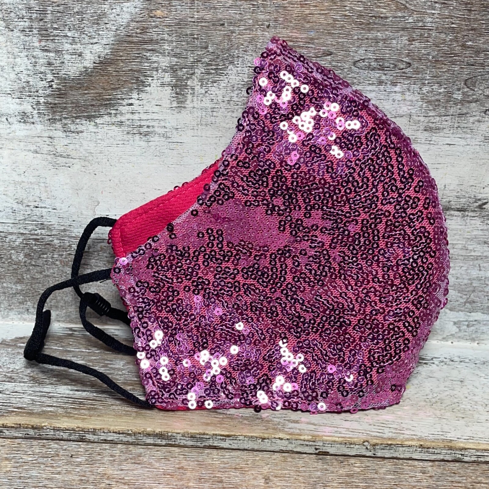 Women’s Face Covering Sequins Blue, Gold, Light Pink, Red, Rose Gold YOU CHOOSE