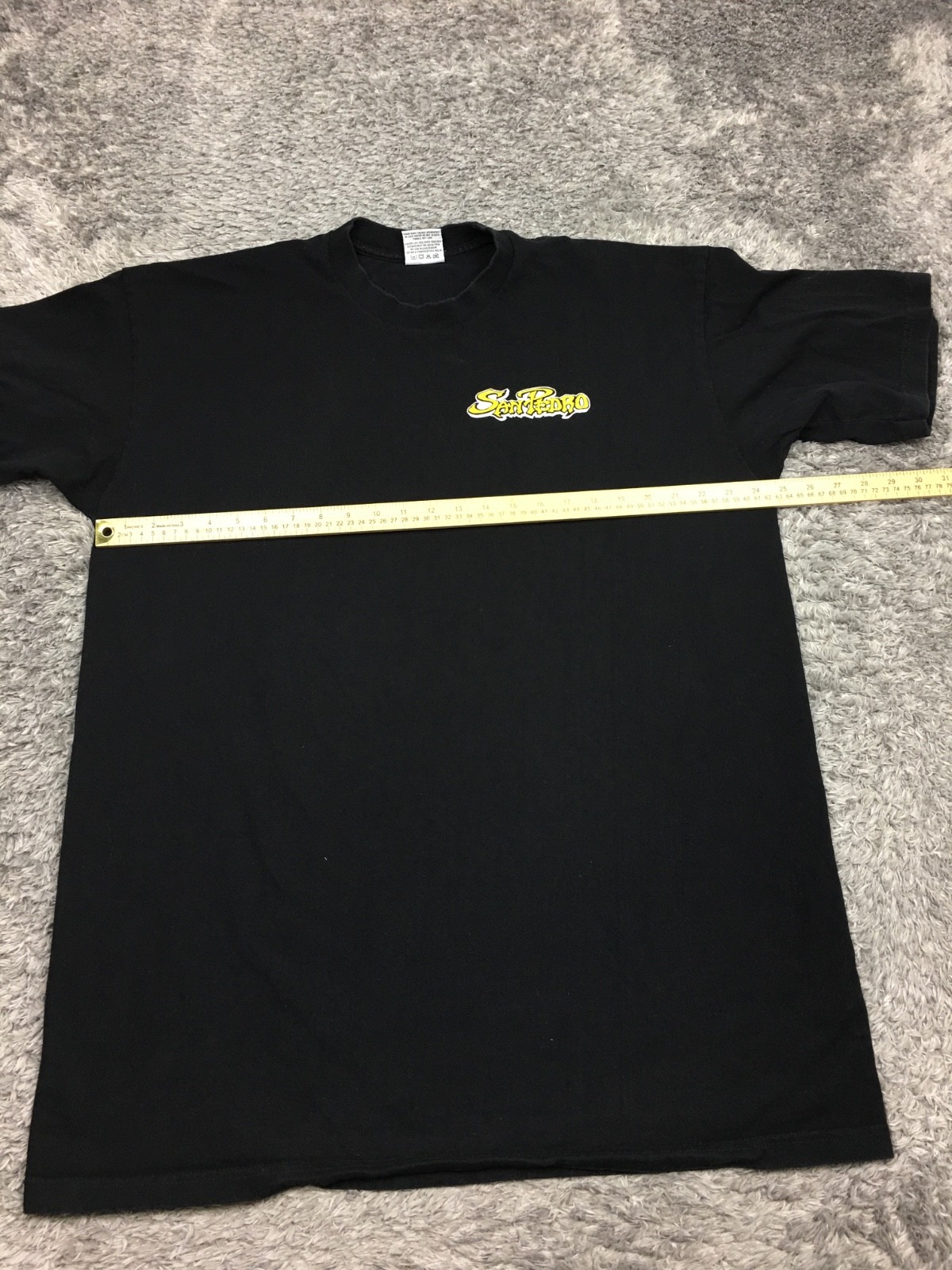 Pro 5 Super Heavy T Shirt Mens Size 2XL Tall Black Cotton San Pedro
