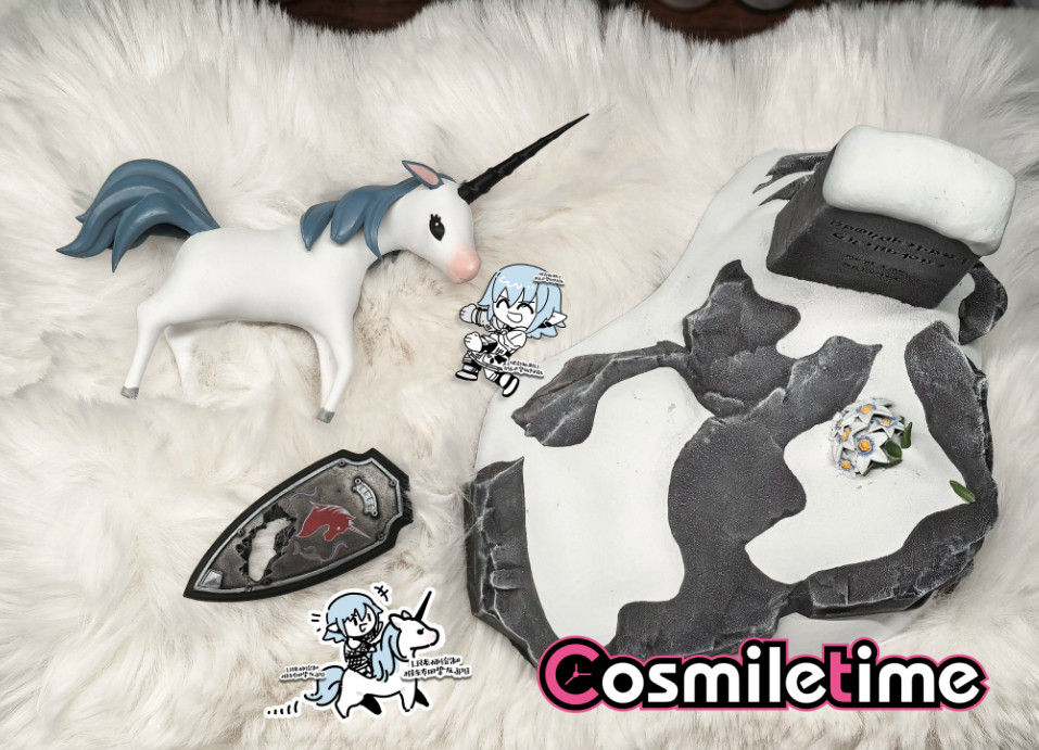 3D Printing FINAL FANTASY FF14 Haurchefant Unicorn Doll Decoration Collection SA