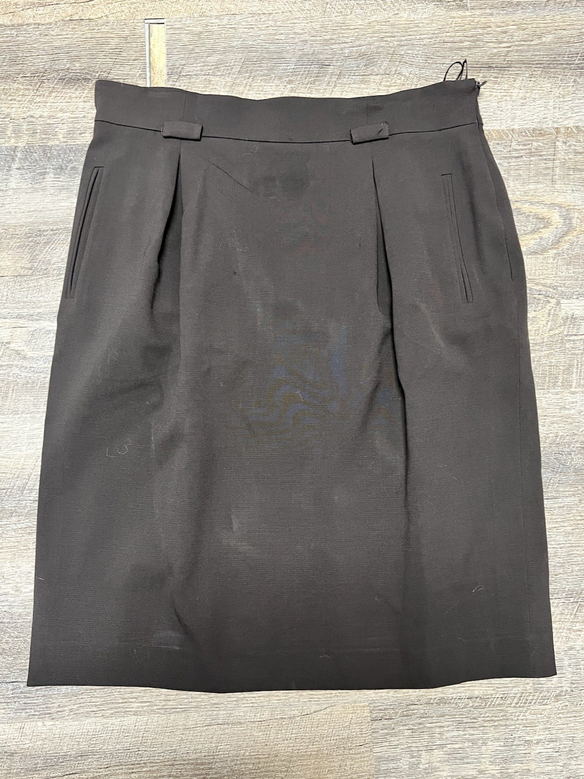 Escada Dark Brown Pencil Skirt Knee Length 42