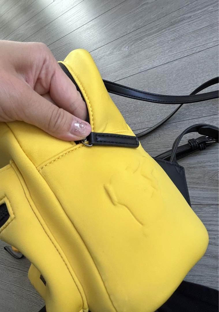 Samantha Thavasa x Pokemon Backpack Yellow W10.2xH11.4 in. Strap: 27~33.3″