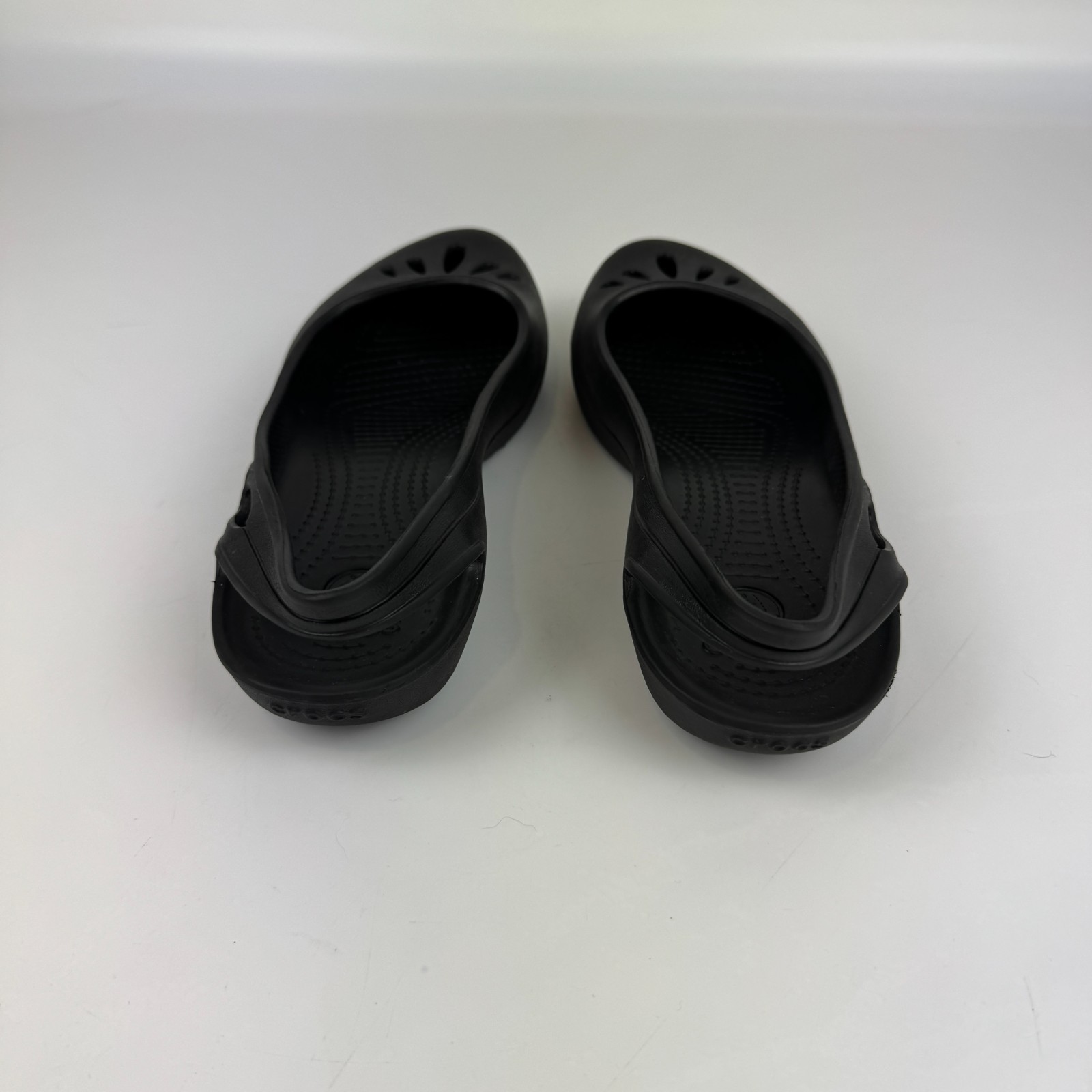 Crocs Womens Size 8 Kadee Black Comfort Ballet Flat Shoes
