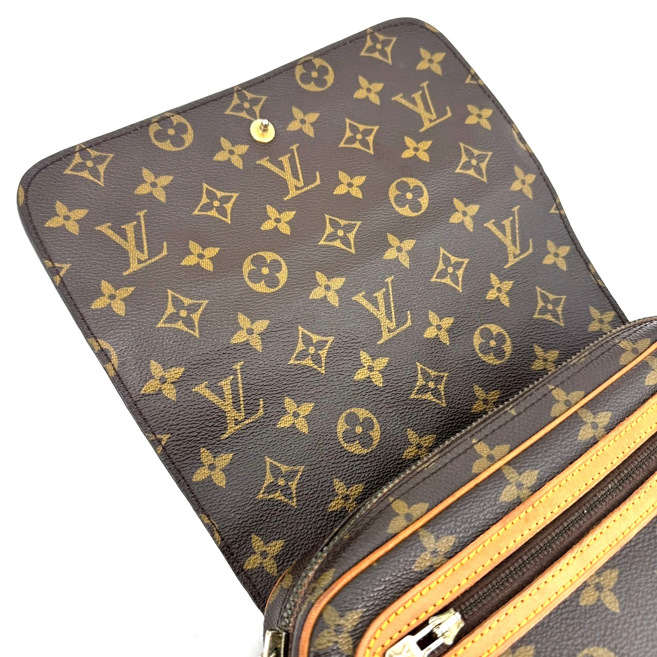 Louis Vuitton Saint Germain shoulder bag Leather Monogram LV Authentic