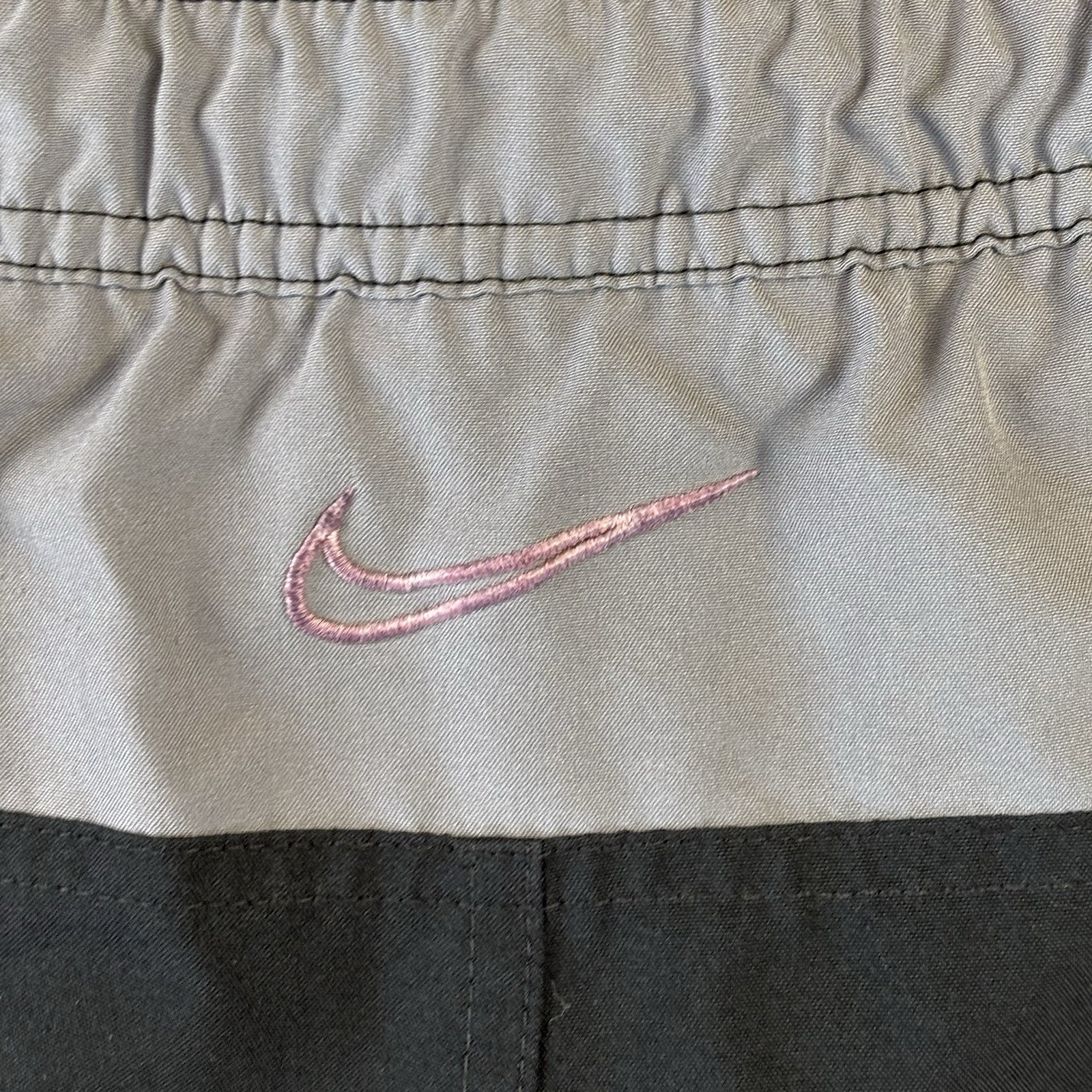 Nike Short Mens L Black Gray Core Contend 9 Volley Swim Trunks Beach Pool Summer
