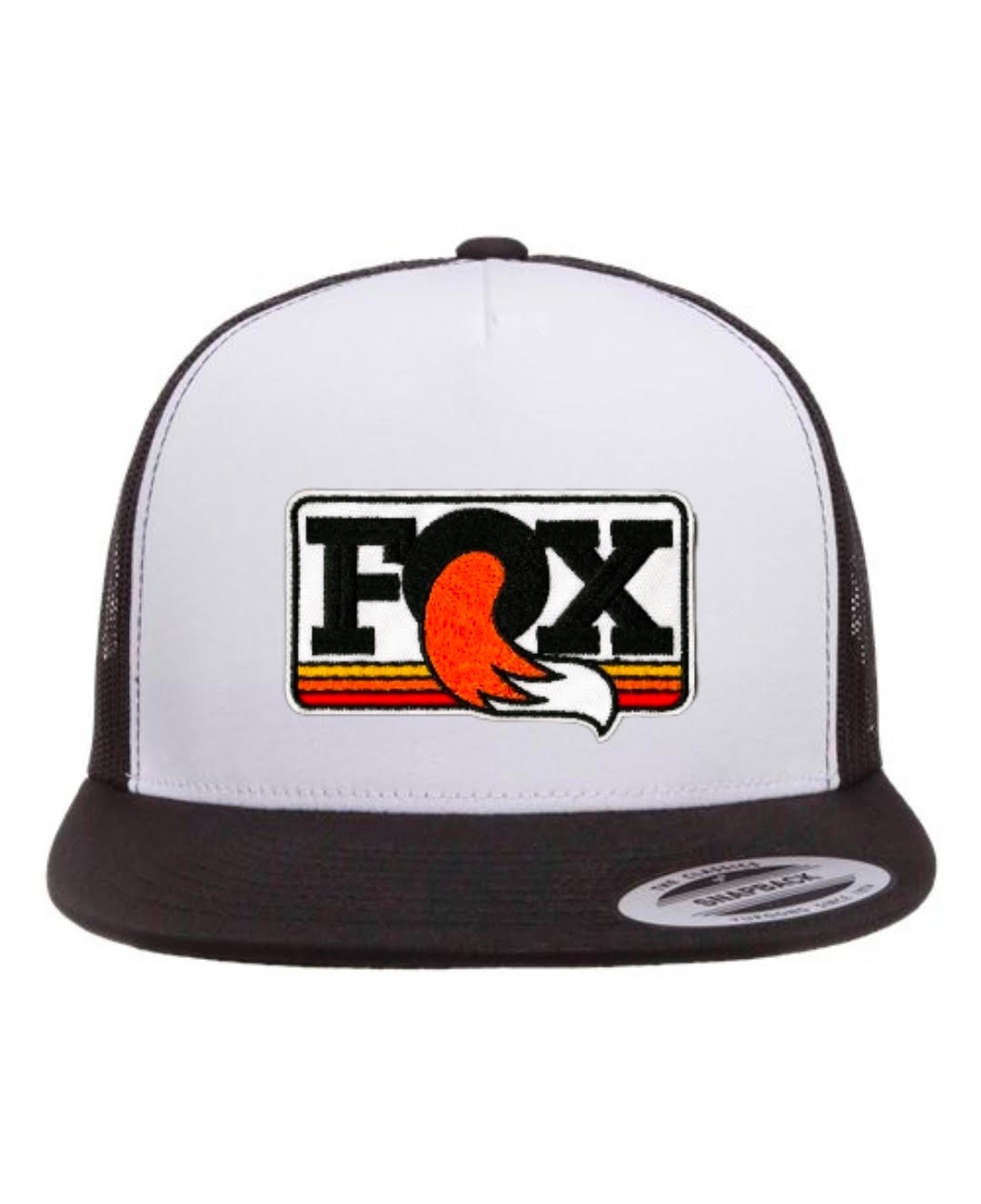 BRAND NEW Fox Racing OG CLASSIC PATCH SNAPBACK HAT BLACK / WHITE / BLACK LIMITED