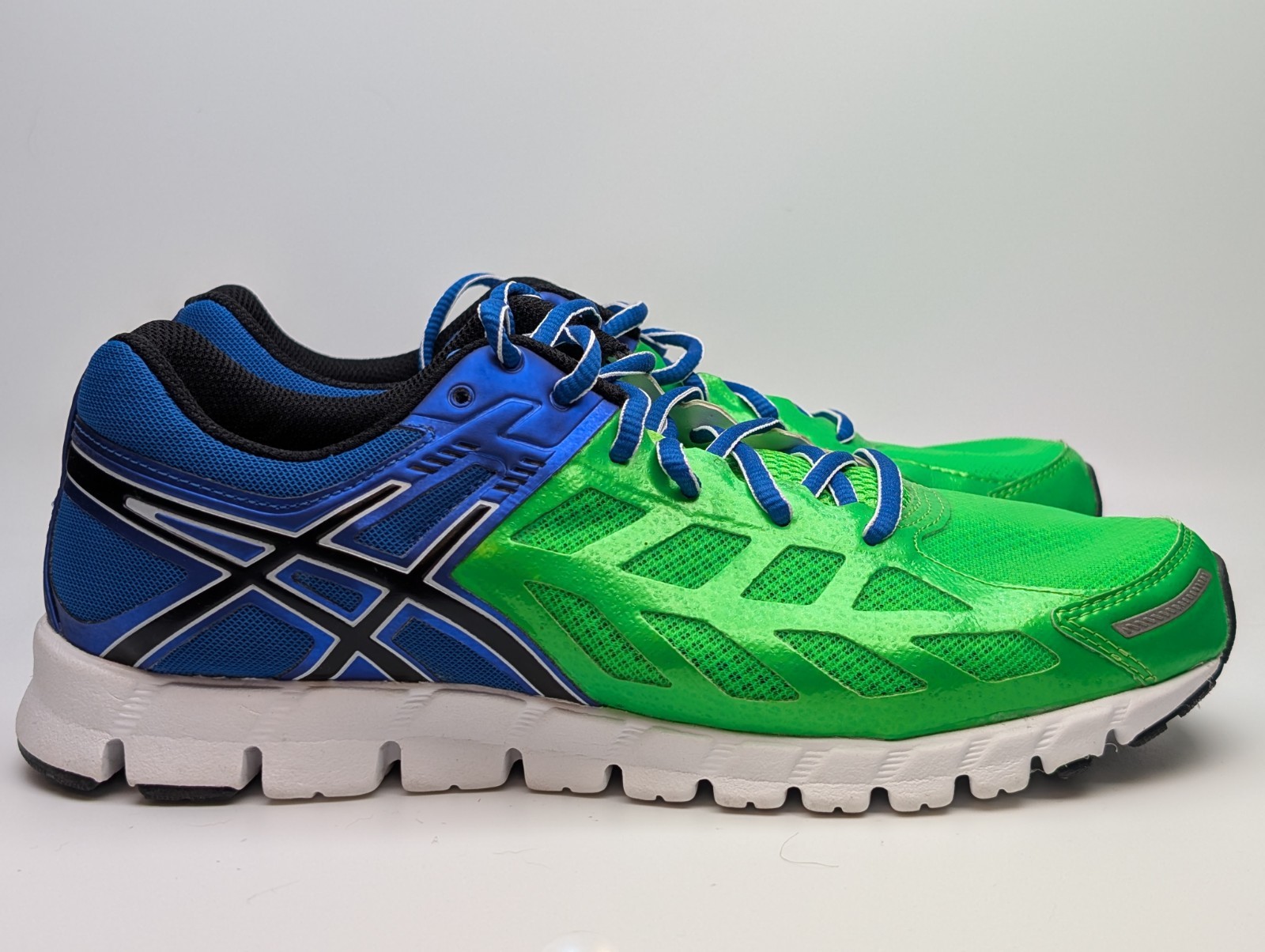Asics Gel-Lyte33 3 Flash Green Electric Blue Running Shoes Men’s Size 8.5 T2H2N