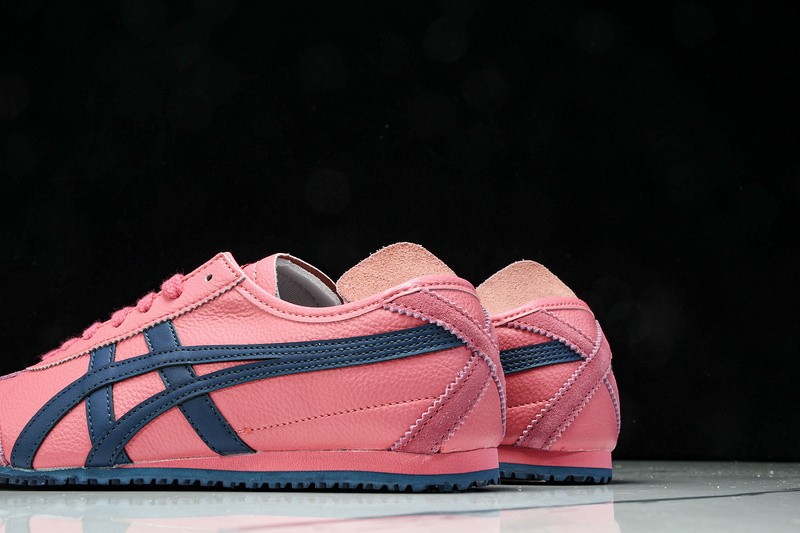 Onits*ka Tiger Mexico 66 Pink Cameo Mako Blue 1183B771-700 Unisex Size 4-11