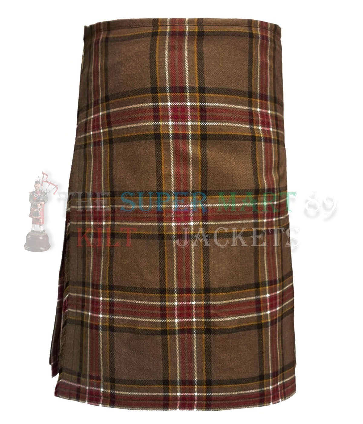 Scottish Traditional Bonnie Banks (Hebridean) Tartan 8 yard kilt – Custom Size