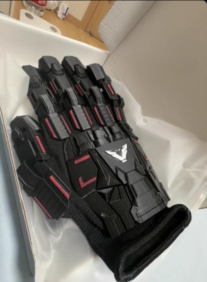 Cyberpunk Mechanical Gloves Tactical Armour Sci-Fi Robot Hand Cosplay Props Gift