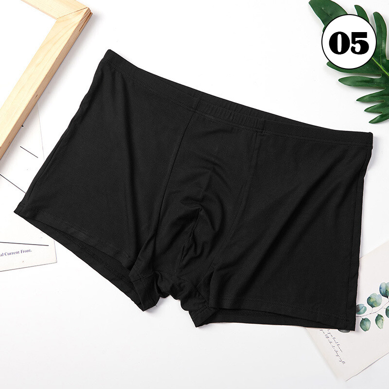 Modal Oversized Men’s Underwear Boxers Breathable Mid Waist L-10XL 40-150kg