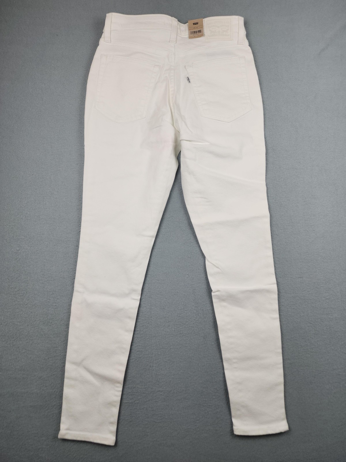 Levi’s 721 High Rise Skinny Jeans Womens 29×30 White Stretch Denim Casual NWT