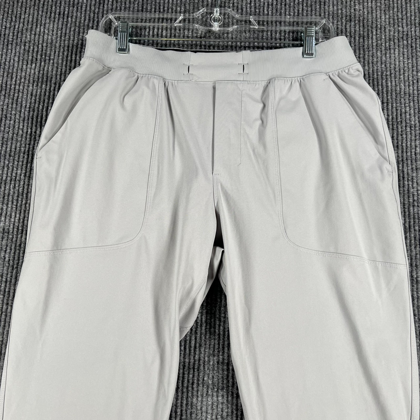 Lululemon Jogger Pants Mens Size Large Gray Active Drawstrings Pockets Casual