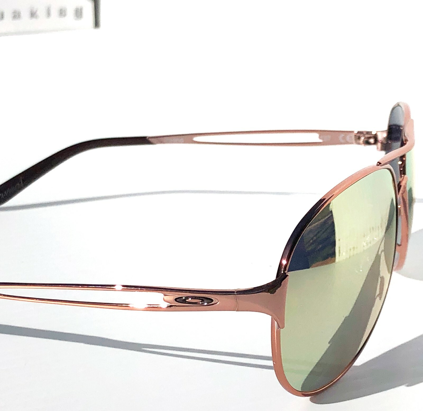 NEW* Oakley Caveat POLARIZED Galaxy Rose Gold 60mm Aviator Womens Sunglass 4054
