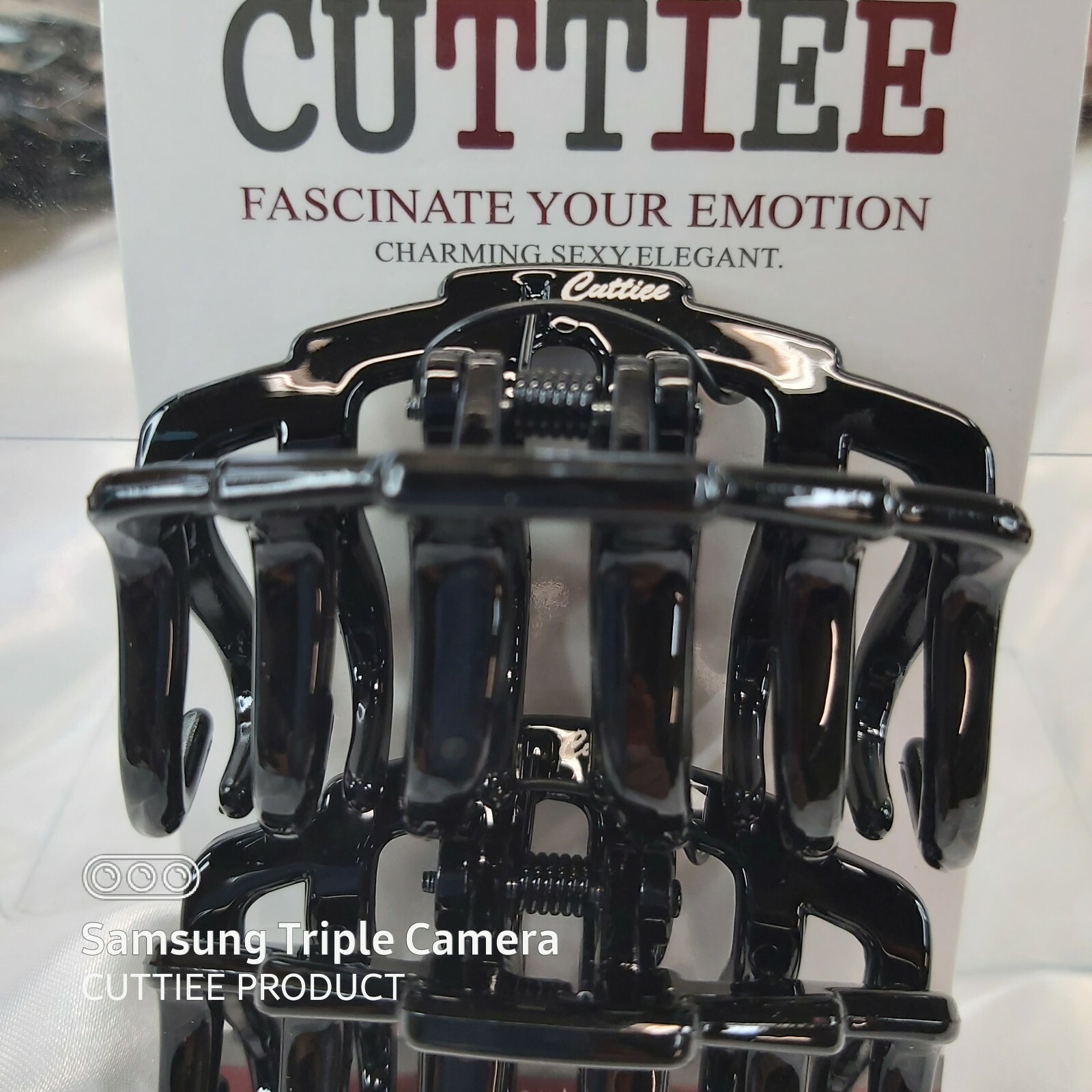 Cuttiee #1327(2Pcs) 2Cds Lot Hair Jaw Claw Clip Medium(2.5in) High Quality