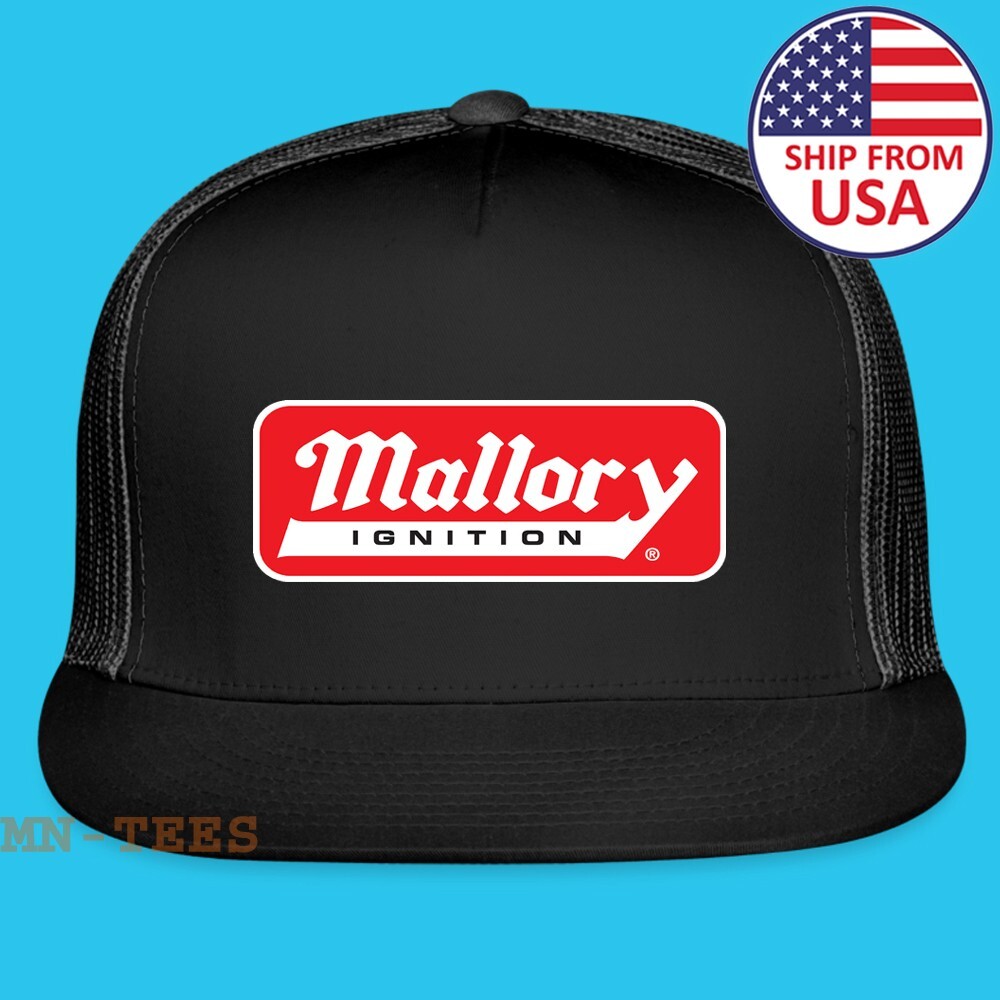 Mallory Ignition Black Trucker Hat Cap Adult Size