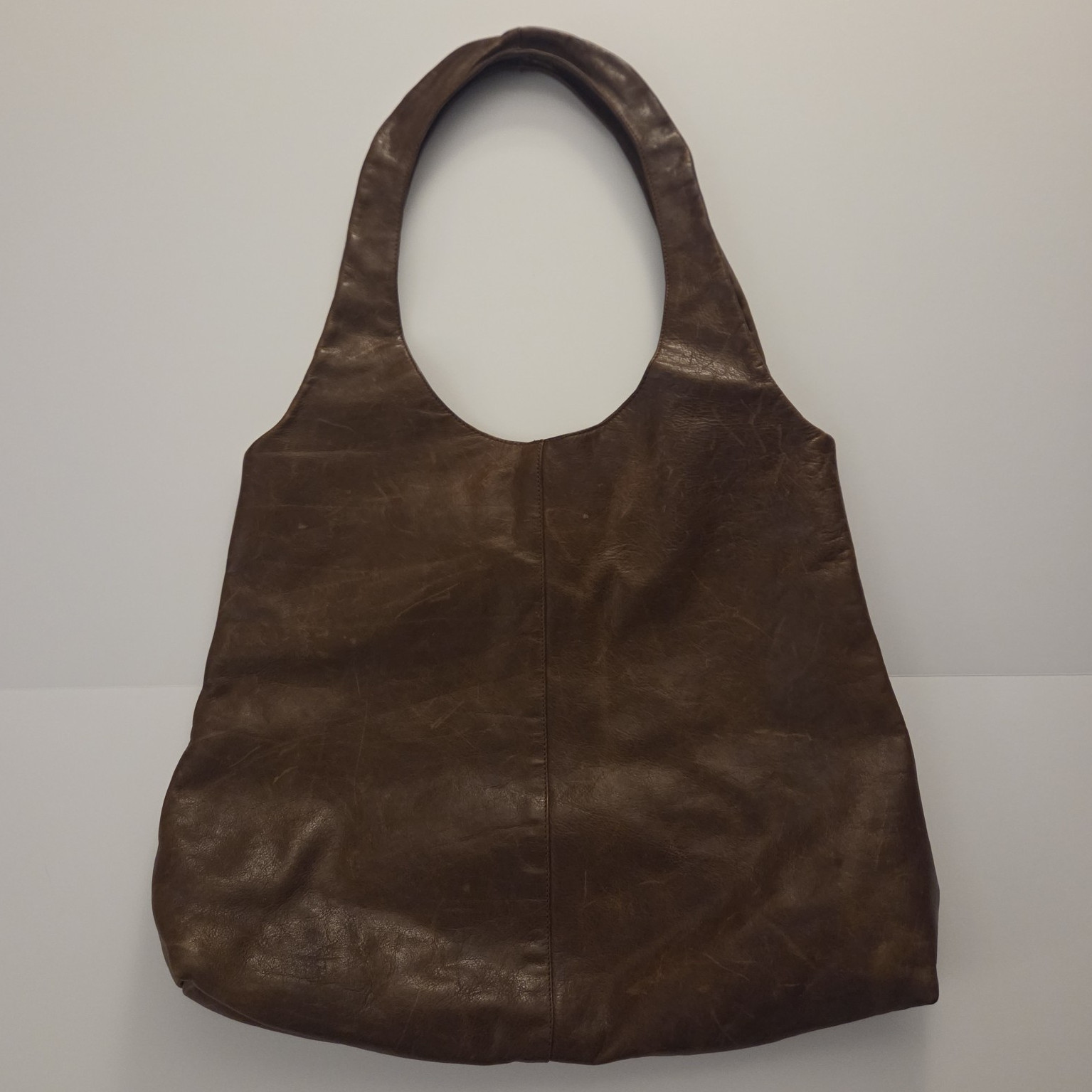 Felor Made in Italy Brown Women’s Shoulder Bag Magnetic & Zip, Lined Pockets