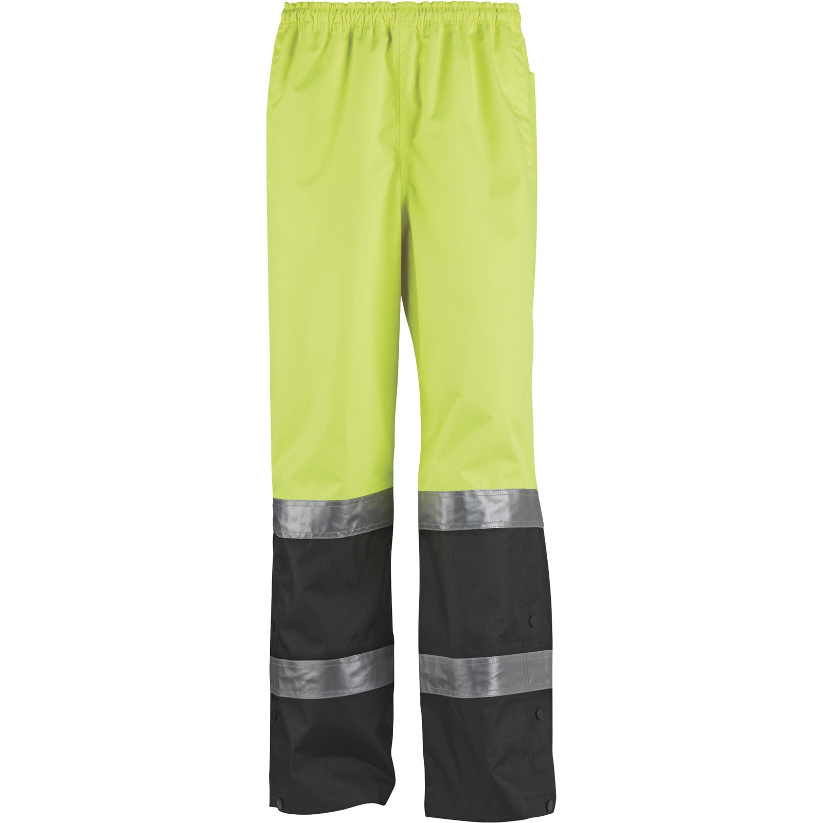 Gravel Gear HV Men’s Type E High Visibility 300 Denier Ripstop Rain Pants,