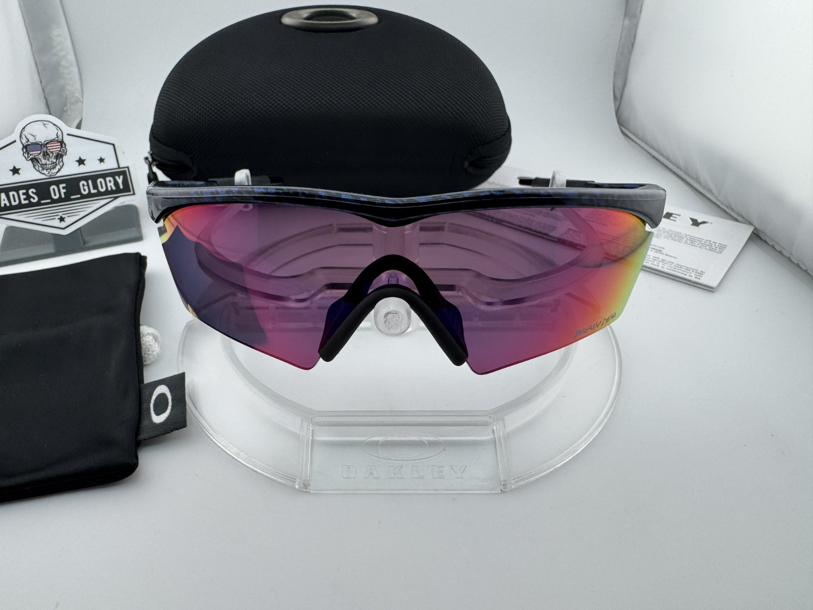 OAKLEY MUMBO BRAIN DEAD M FRAME PLANET X PRIZM ROAD HYBRID SUNGLASSES OO9435-07