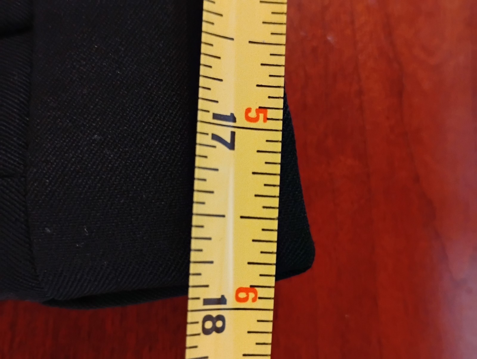 Corporate Image Pants Mens 36 Black Wool Dress Pleated Cuffed Formal Tom James