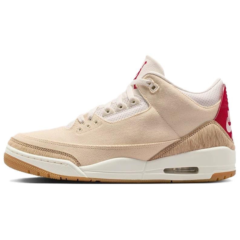 Levis x Jordan Air Jordan 3 Retro ‘Ecru Denim’ Beige Red IR0910-400