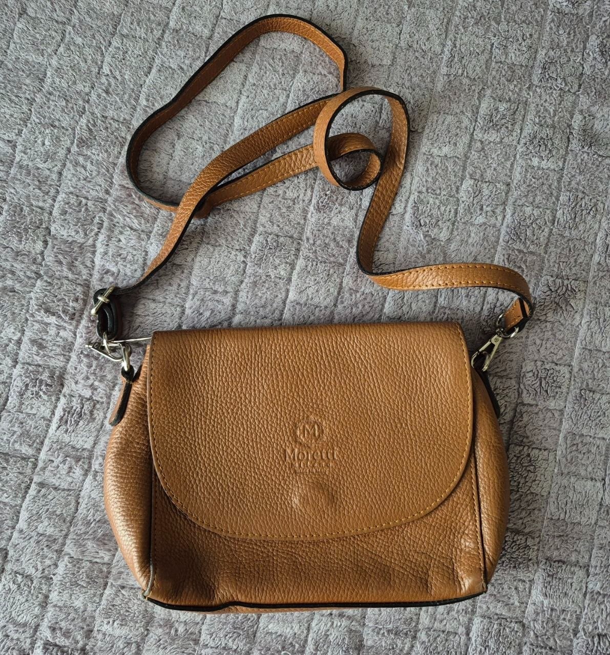Moretti italian leather women bag