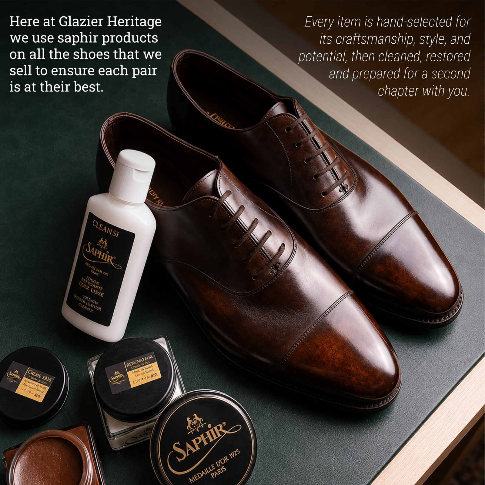ALLEN EDMONDS Park Avenue Cap-Toe Oxfords 14 EEE Brown Leather Dress Shoes 2179