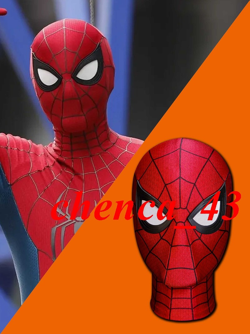 Handmade Brand New Day Mask Faceshell Eyes Spider-Man 4 Holland Cosplay Headgear