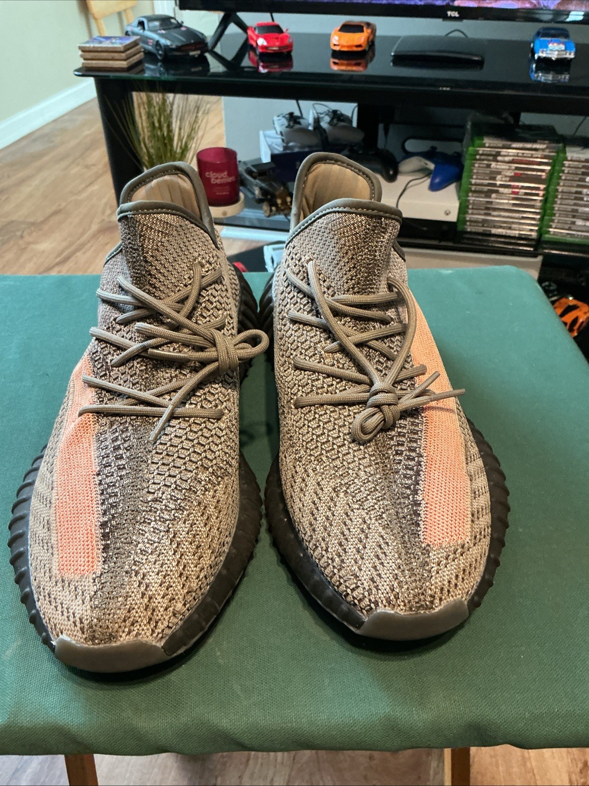 Adidas Yeezy Boost 350 V2 Ash Stone GW0089 Gray Primeknit Size 11.5
