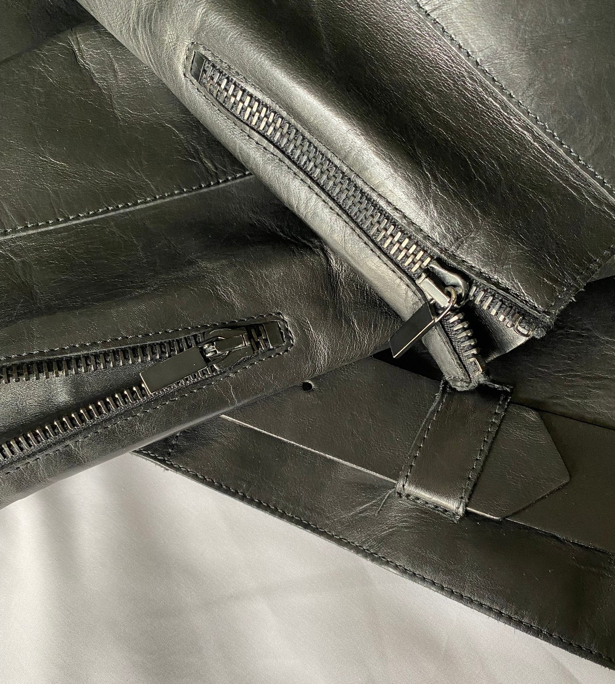 Gucci Tom Ford FW98 Runway Biker Leather Jacket — IT 46 / US 36 — Rare Archival