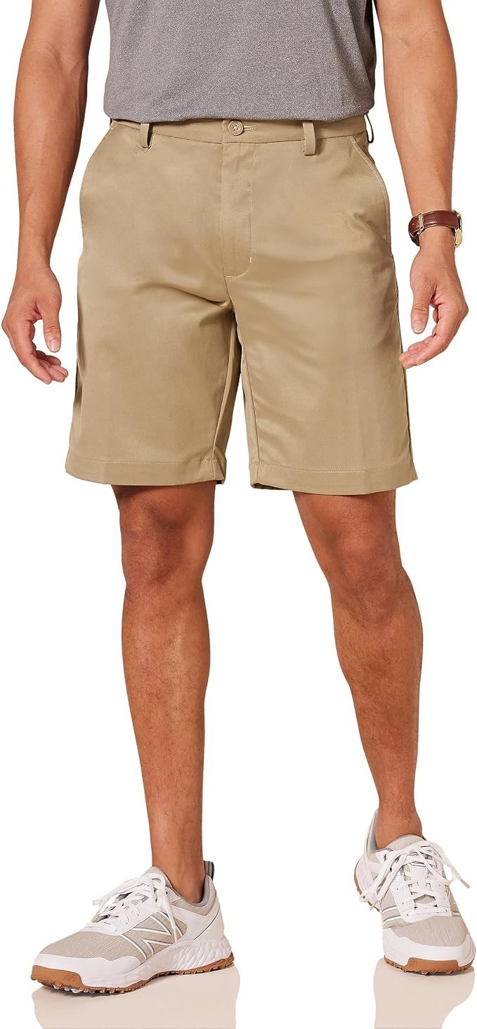 Amazon Essentials Men’s 9″ Golf Shorts | Black+Grey+Khaki | Size 32 | Lot of 6 |
