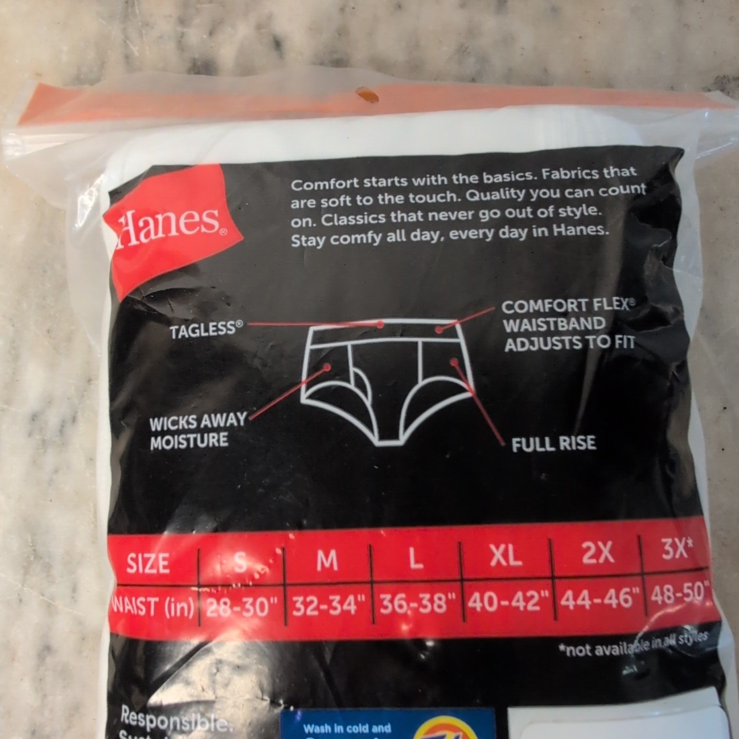 6 Hanes Briefs Men Tagless Underwear White Comfort Waistband Wicking Small 28-30