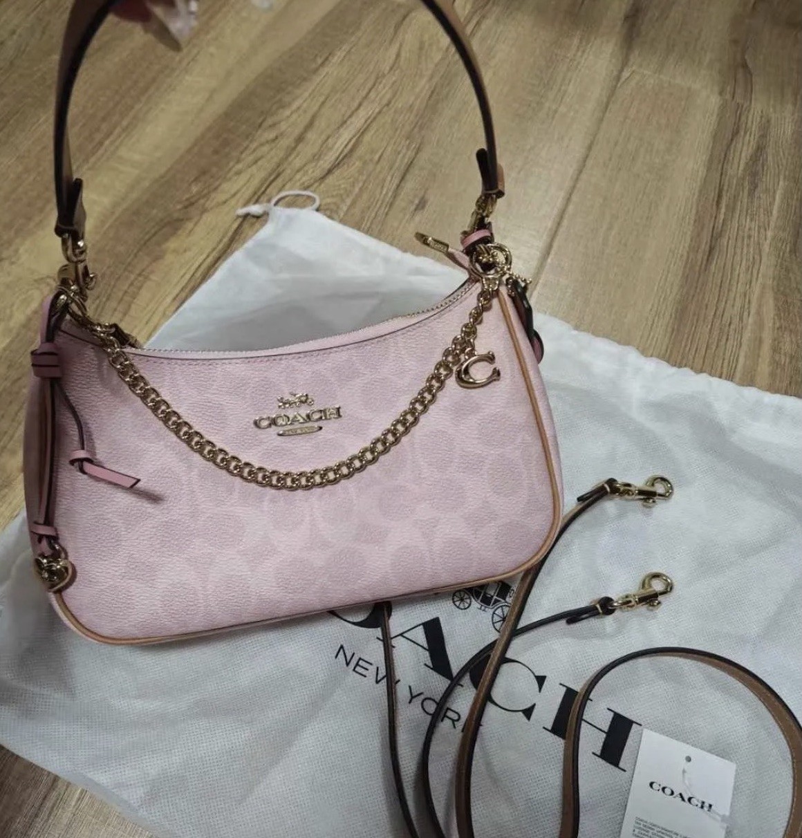 Coach Nolita 19 Shoulder Bag – Blush Pink 🌸