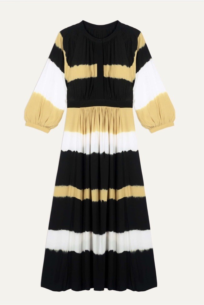 Ba&sh Valeria Printed Midi Dress Size XL