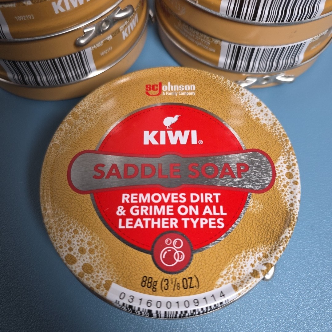 (10) Kiwi SC Johnson Leather Saddle Soap Tin 3 1/8 Oz Paste Each New Lot of 10