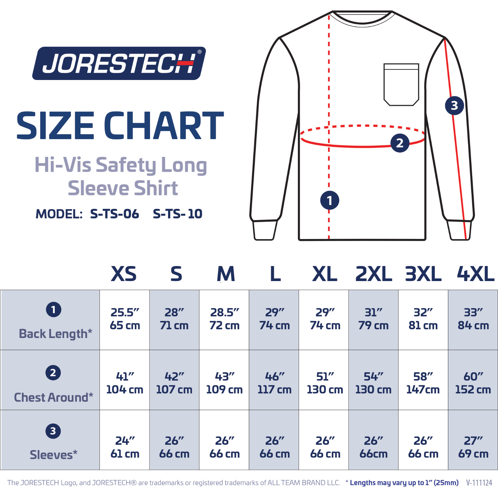 Safety Long sleeve Shirt with external Convenience Pocket