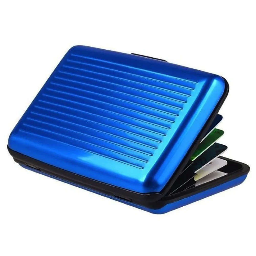 Pocket Waterproof Business ID Credit Card Wallet Holder Aluminum Metal RFID Case