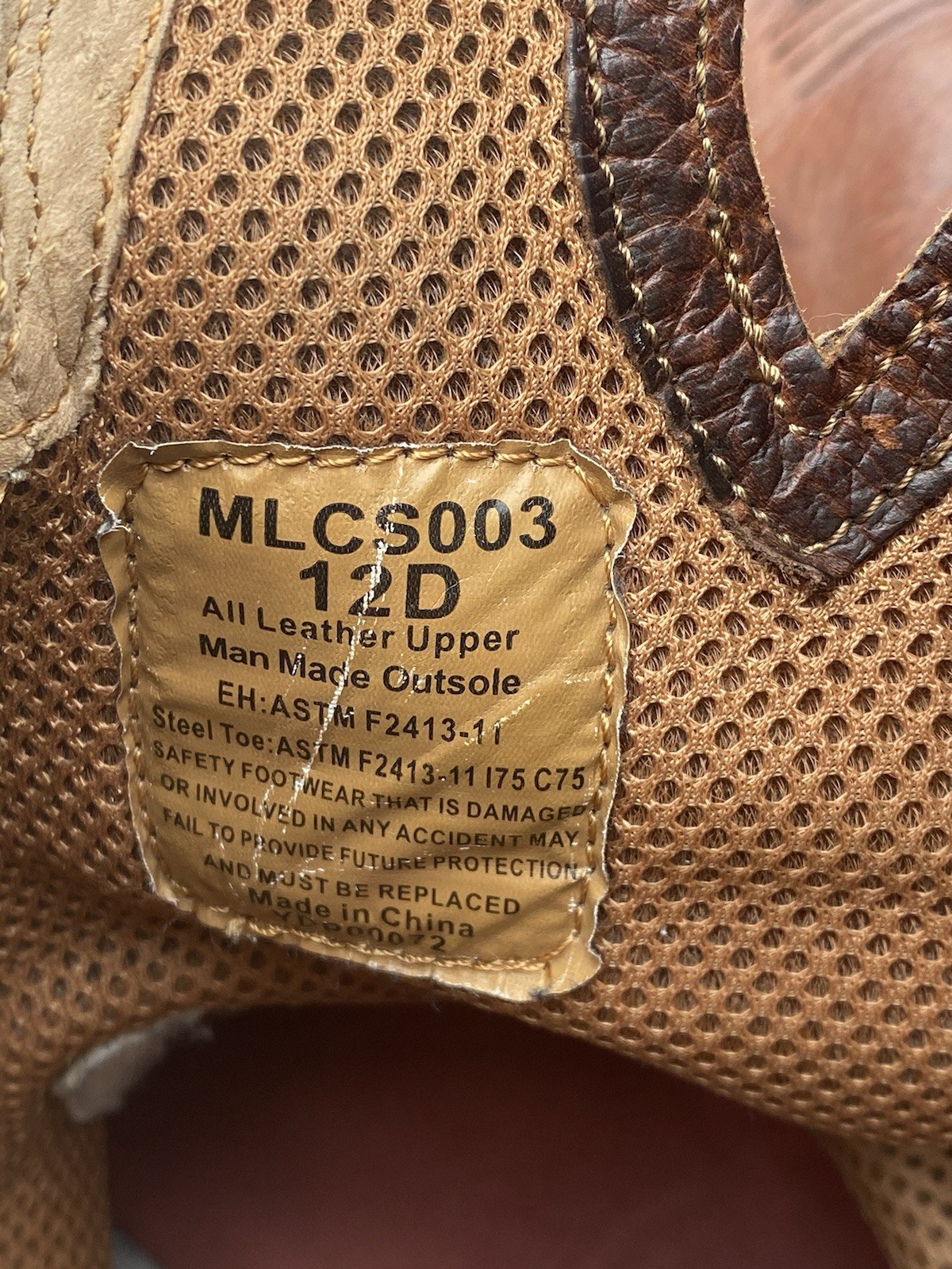 Twisted X Steel Toe Work Boot Brown Mens Size 12 EE
