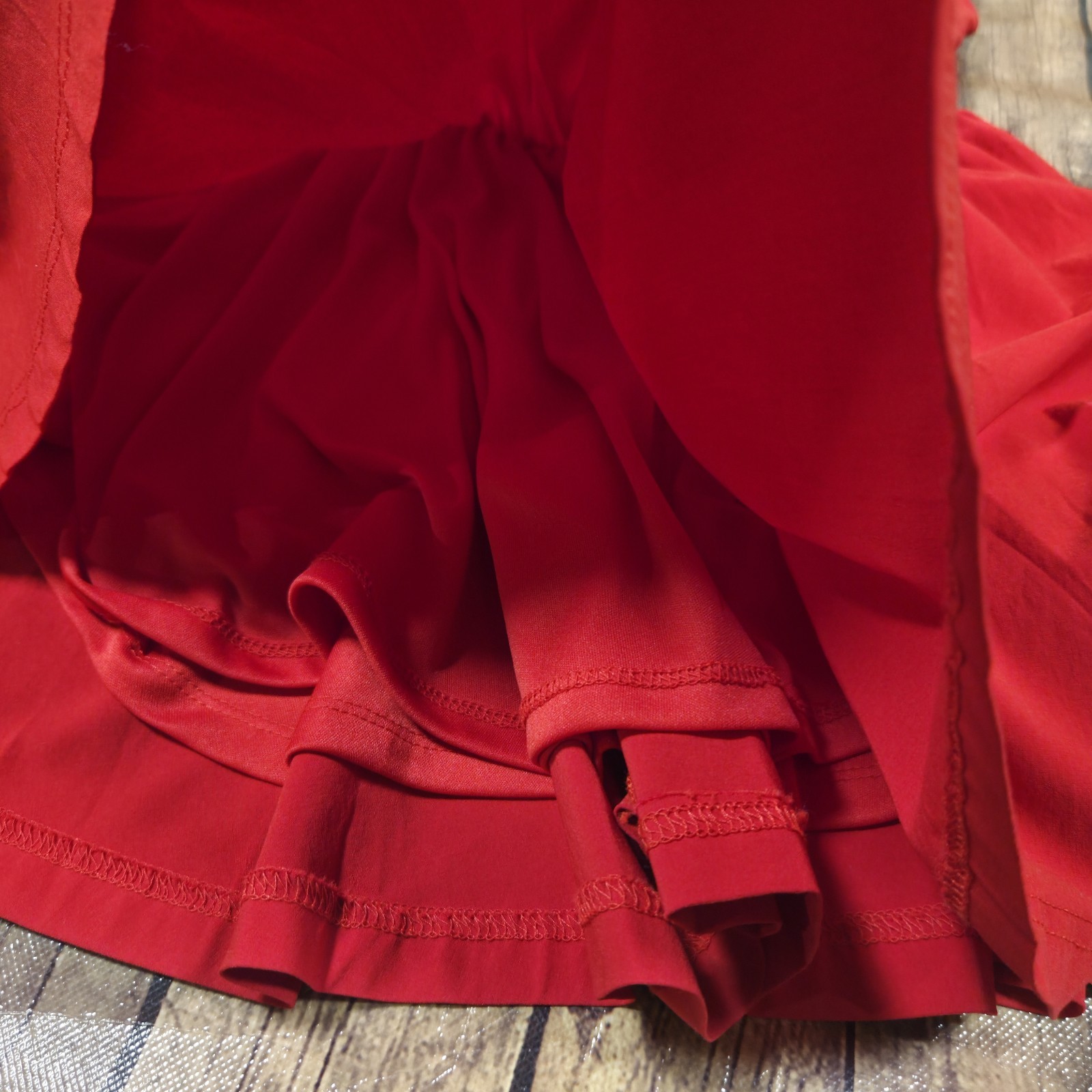 Iris Corset Milkmaid Mini Dress Womens S Red Cottagecore Fairy Romantic