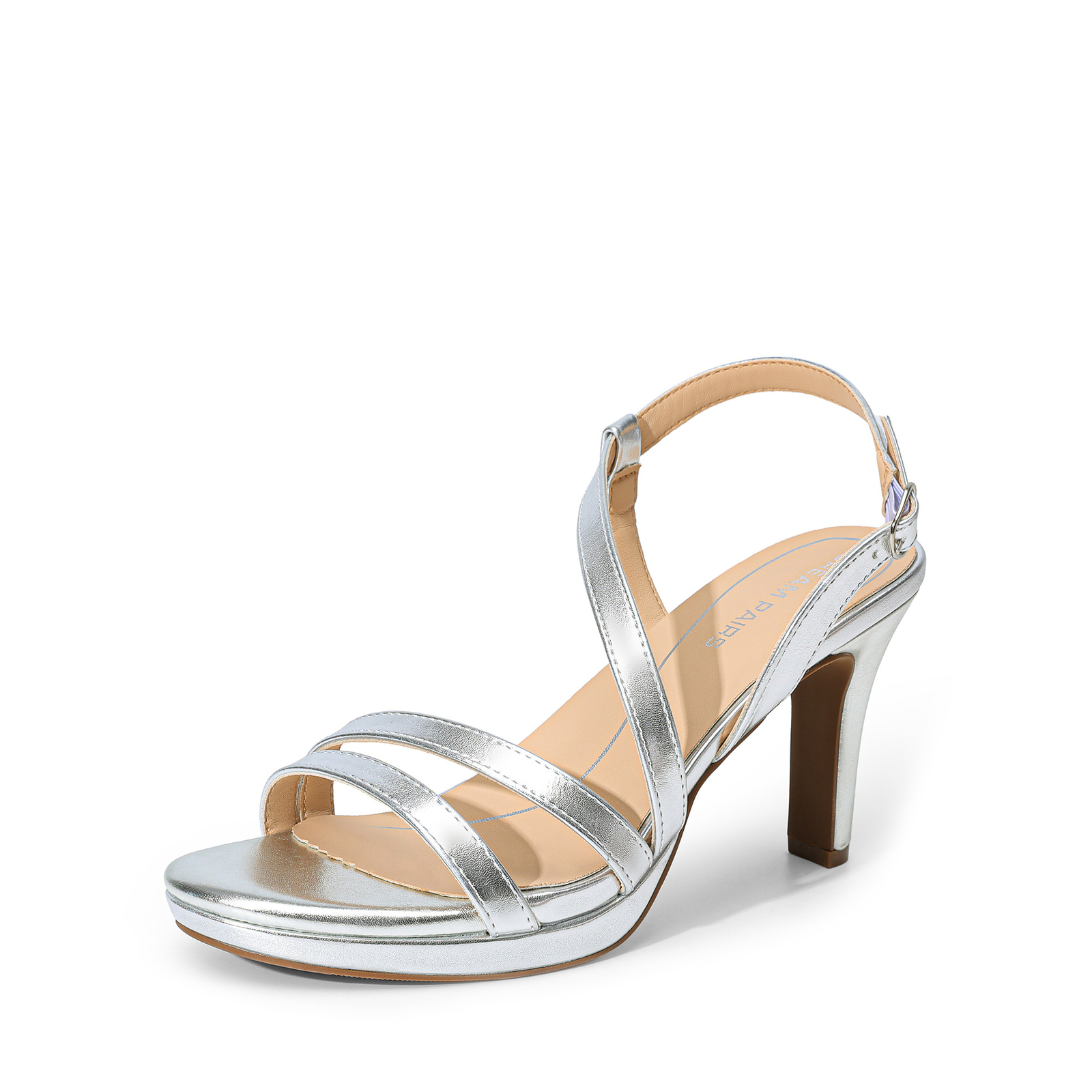 Women Heeled Sandals Platform High Heels Strappy Open Toe Wedding Dress Sandals