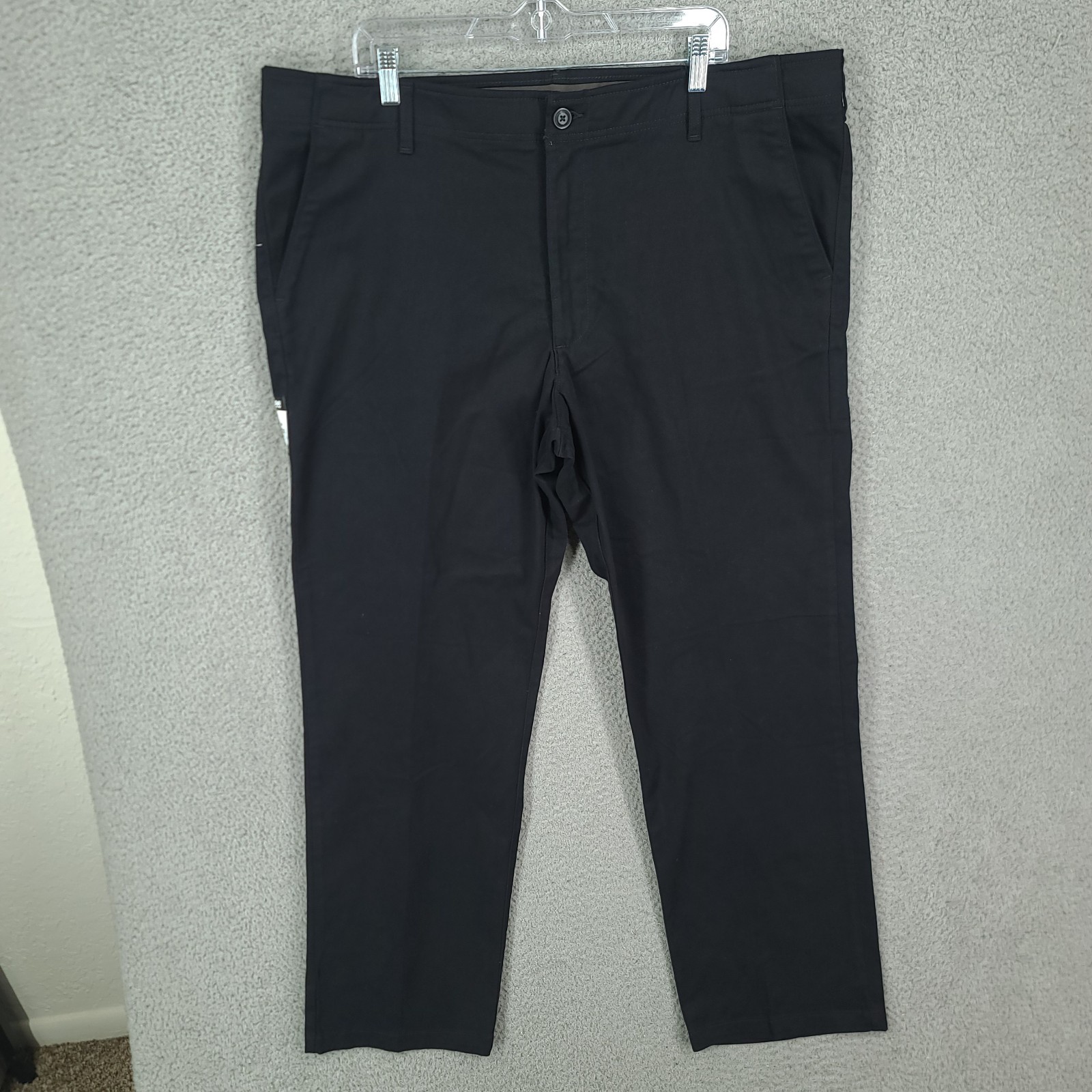 Lee Jeans Mens 42 X 32 Extreme Motion Mvp Regular Straight Black Stretch