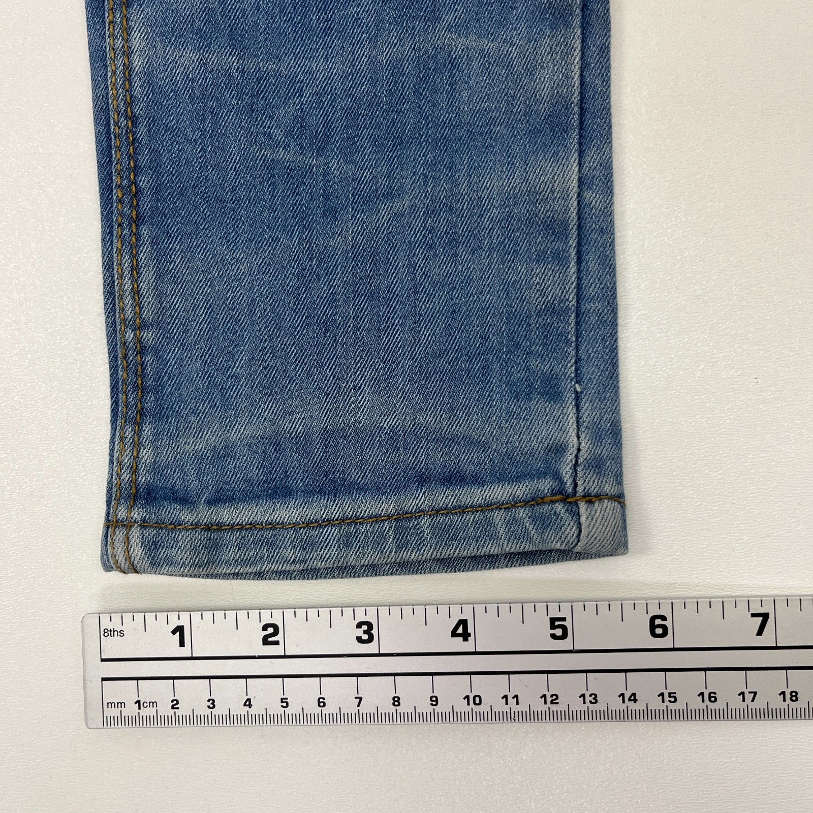 KSubi Jeans Van Winkle Exit Dust Blue Mens 30″ Skinny Fit Stretch Street