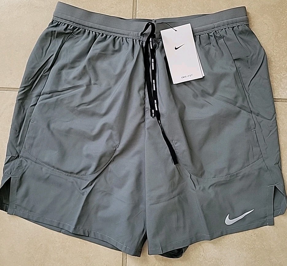 Nike Flex Stride Dri-fit 7″ Brief Lined Shorts Men’s S NWT CJ6459-085 Gray