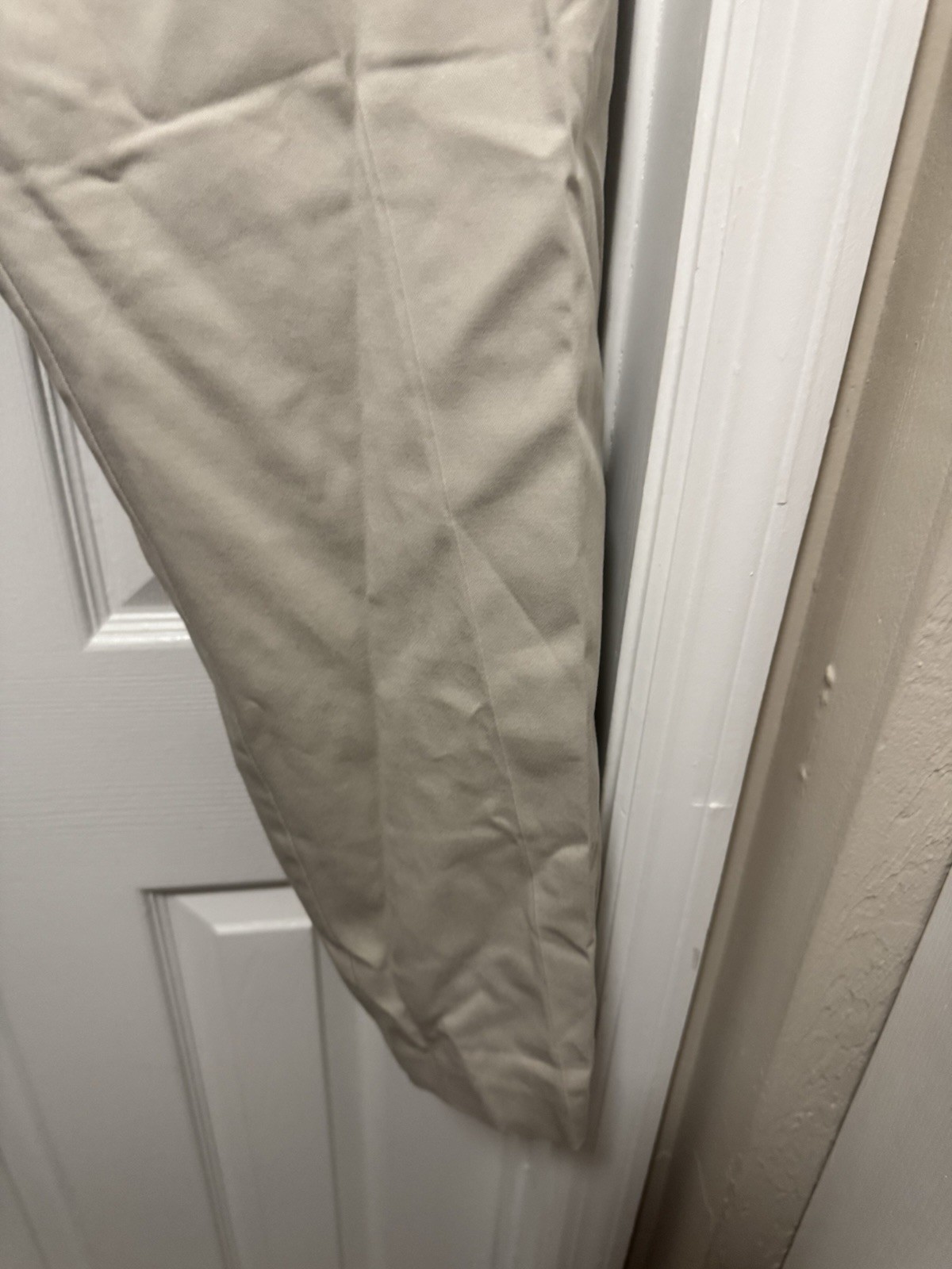 Savane Mens Tan Pants 36×29 98%cotton 2%elastane Flat Front Straight