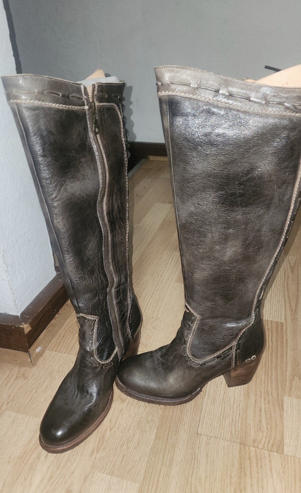 Bed Stu Boots Fortune Taupe Rustic Size 9.5 MSRP $345