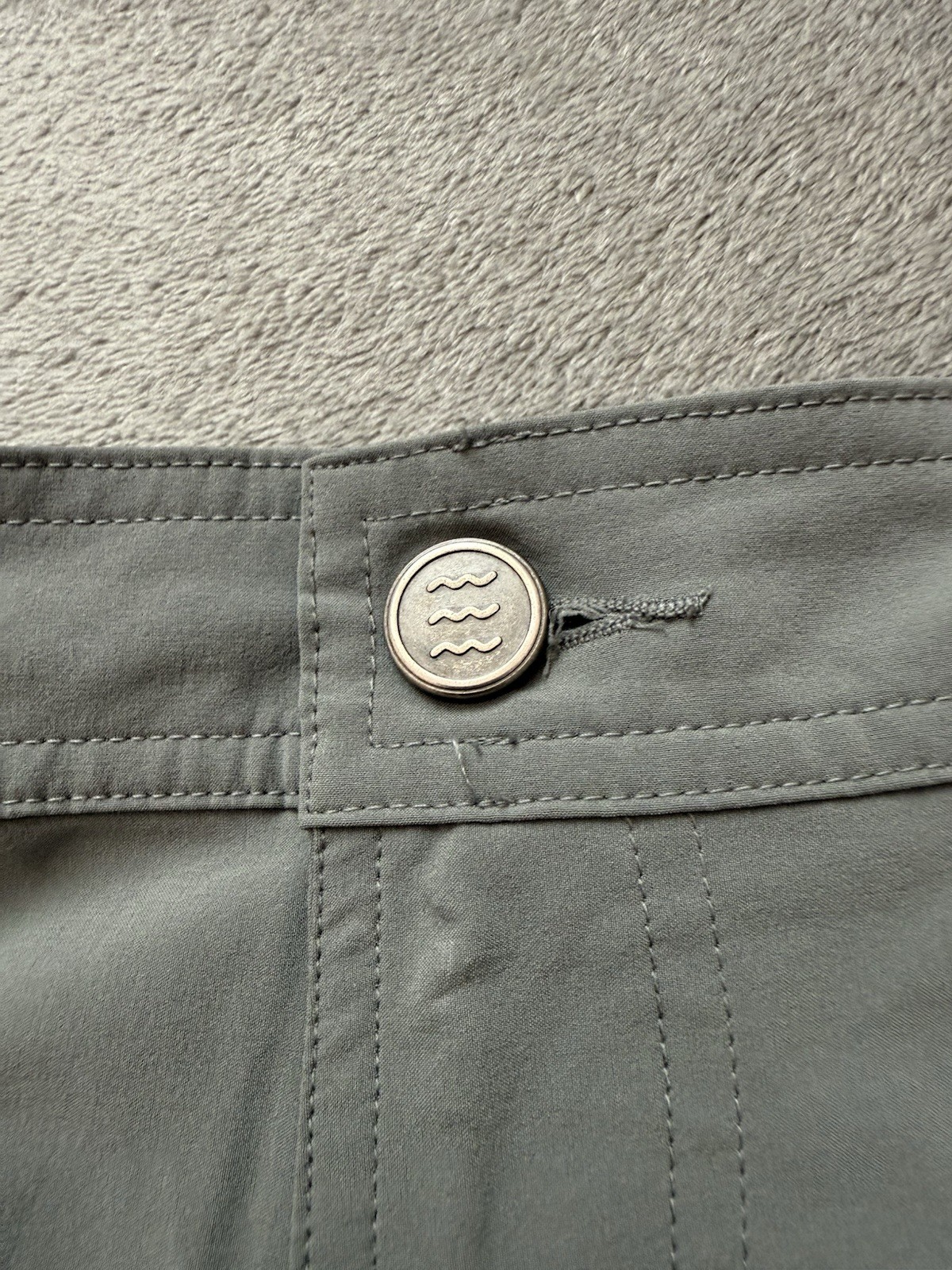 Free Fly Shorts Mens 38 Gray Lightweight Performance Stretch 7.5″ Inseam Hybrid