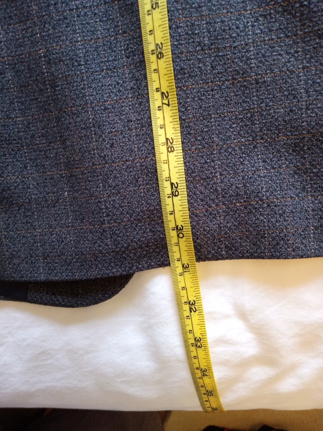 Pronto Uomo Blue & Charcoal Windowpane Silk Wool Sportcoat Blazer 37R