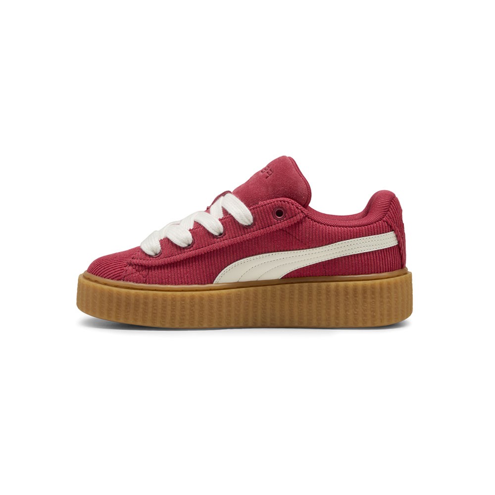 PUMA Fenty X Creeper Phatty Corduroy Lace Up Womens Red Sneakers Casual Shoes