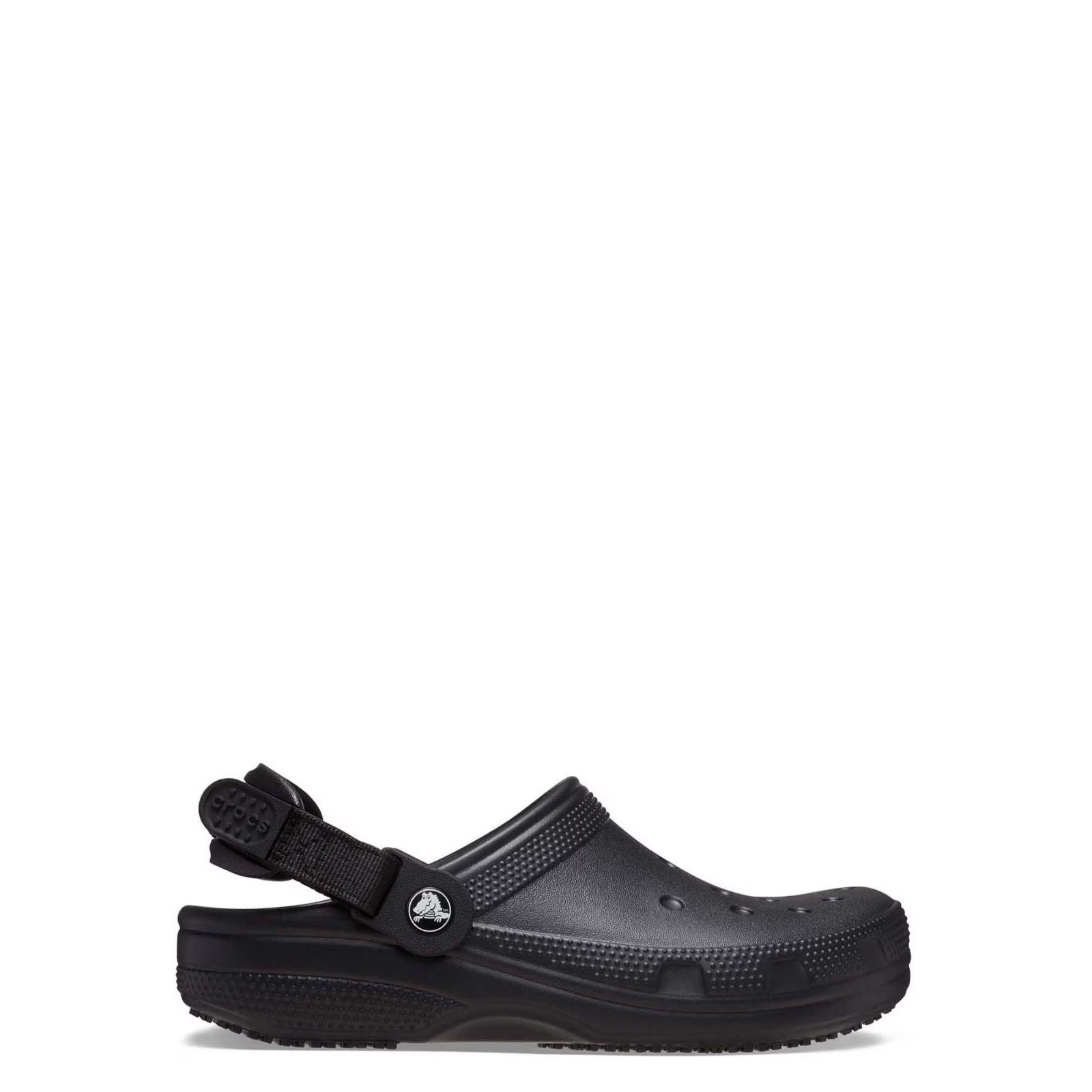Crocs at Work Unisex Classic Slip Resistant Work Clog Lightweight Black Medium