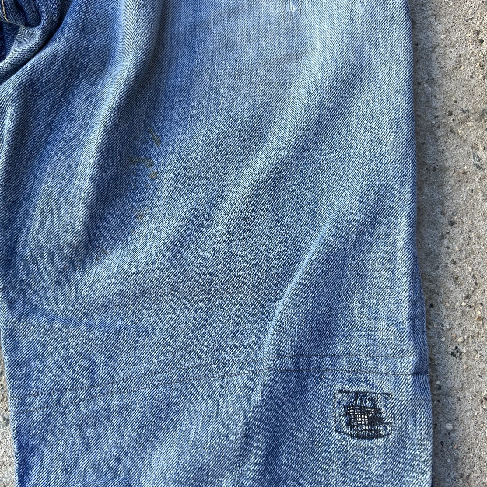 Vintage Big Smith Double Knee Repaired Jeans 29 x 28 50s 60s Buckaroo READ
