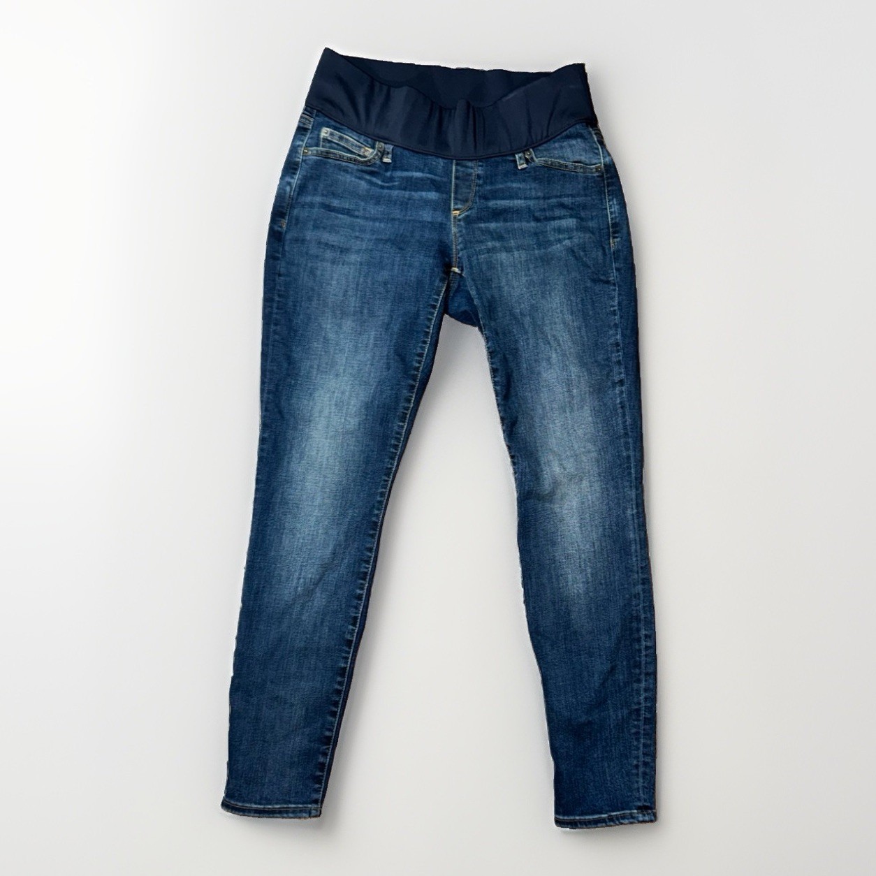 Gap 1969 Women’s MATERNITY True Skinny Denim Blue Jeans Sz 4 Indigo 30W X 29L